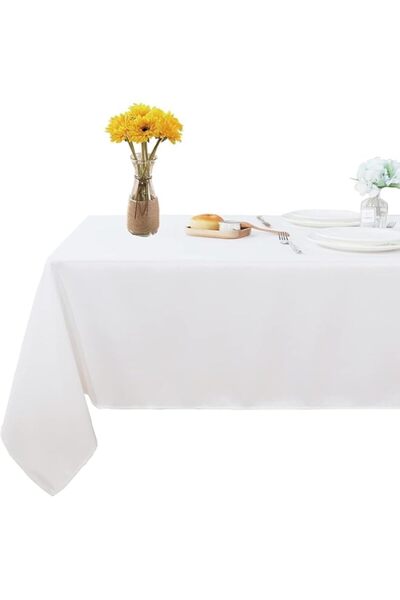 Generic Bliss Casa Cotton Rectangular Tablecloth - Table Covers for Catering ...