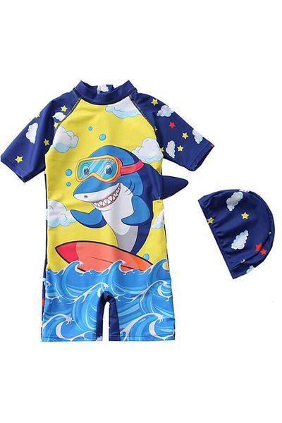 Mixbo Children's Swimsuit One-Piece, Mixbo, Baby Shark Multicolor Two Pieces