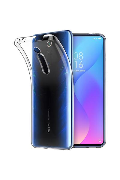 Q Aksesuar Xiaomi Mi 9T Pro Uyumlu Renksiz Silikon Şeffaf Telefon Kılıfı