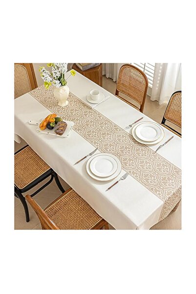 Generic مفرش طاولة مستطيل مقاوم للماء من Aohellfe، مفرش طاولة لطاولة الطعام و...