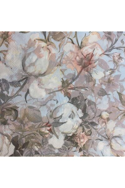 Generic Zelten Colored Paper Napkins, 20 Count Shabby Chic Napkins for Wedding, Dinner Tea Party Shower (Va