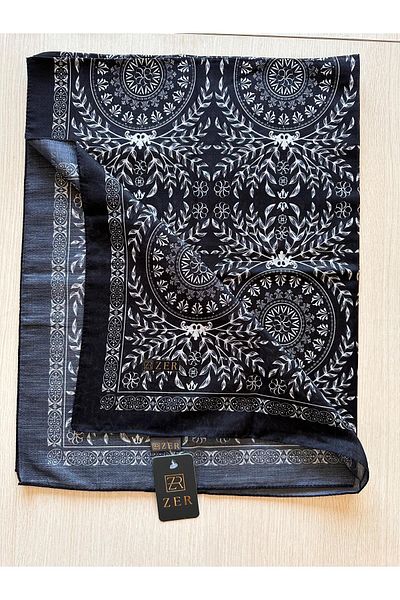 ZER Premium – Special Collection Shawl with Geometric and Floral Patterns
