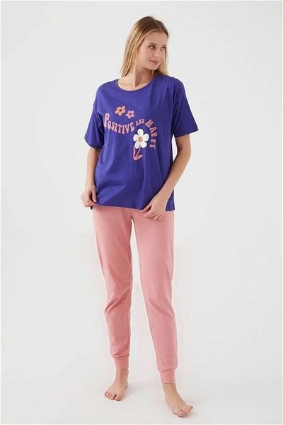 Modestia Rolypoly 3067-S Women's Pajamas Set - Purple