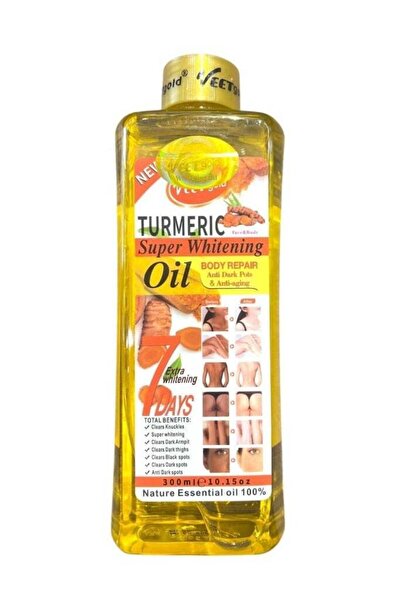 Veet Gold زيت الكركم للتبييض الفائق 300 مل