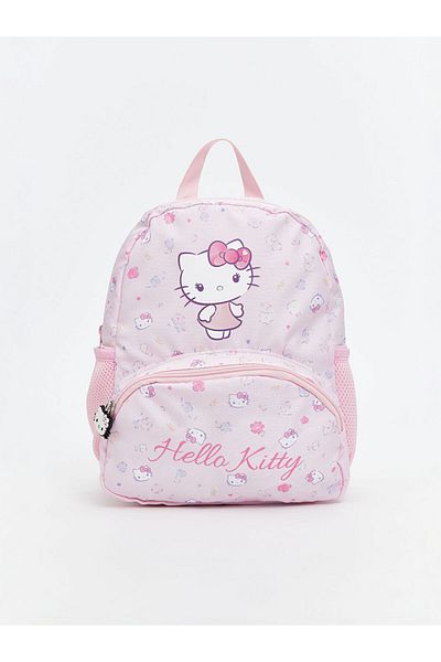 LC Waikiki Sparkling Selections from Shining Store |   Pink Hello Kitty Printed Girl's Backpack