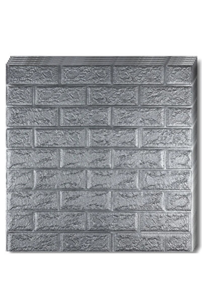 Teno Set 20x Tapet Caramida 3D Teno®, suprafata acoperire 10.6 mp, 70x77 cm, gri