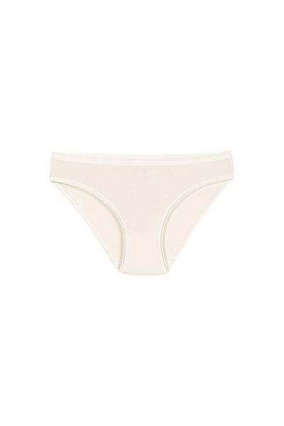 Modestia Star 3021 Women's Modal No Trace Bikini Panties - White - L