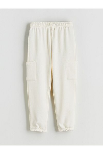 LC Waikiki Quality Parts from Celebi Store |   Beige Elastic Waist Boys Jogger Sweatpants 2-Piece