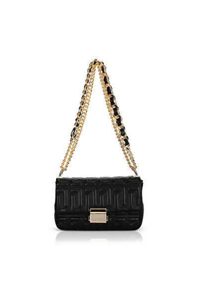 Lavie Luxe حمالة Juli25 ذات رفرف (أسود)