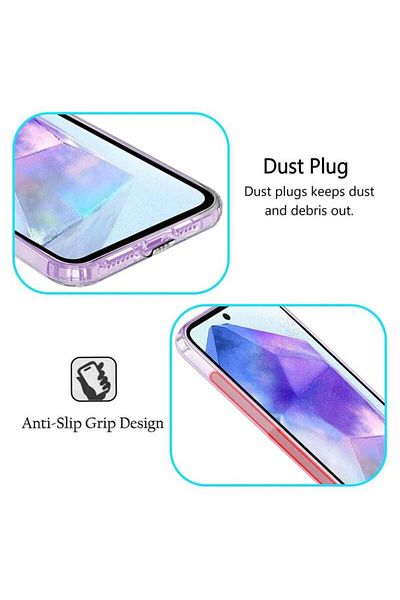 Generic Silicone Protective Back Cover For Samsung Galaxy A54 - Clear