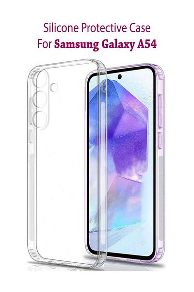 Generic Silicone Protective Back Cover For Samsung Galaxy A54 - Clear