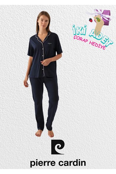 Pierre Cardin Women's Cotton & Modal Boxed Short Sleeve Pajama Set L1.Pc.7715.001
