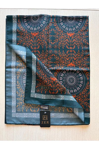 ZER Premium – Special Collection Shawl with Geometric and Floral Patterns