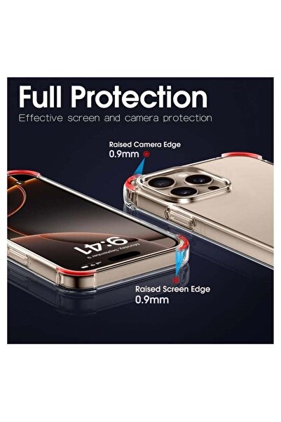 Generic Silicone Case Cover With Tempered Glass Screen Protector For Apple iPhone 16 Pro