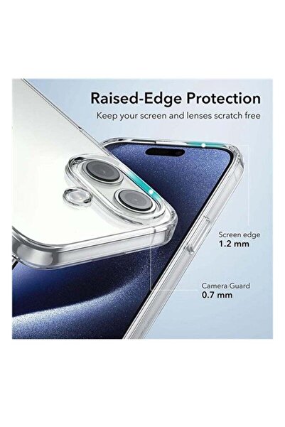 Generic Apple iphone 16 Plus Silicone Protective Back Case Cover For Apple iphone 16 Plus - Clear