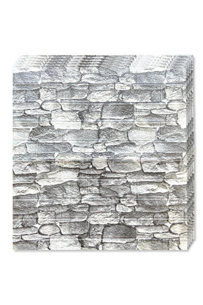 Teno Set 20x Tapet Caramida 3D Teno®, suprafata acoperire 10.6 mp, 70x77 cm, gri