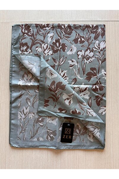 ZER Floral Motif Floral Patterned Special Design Shawl