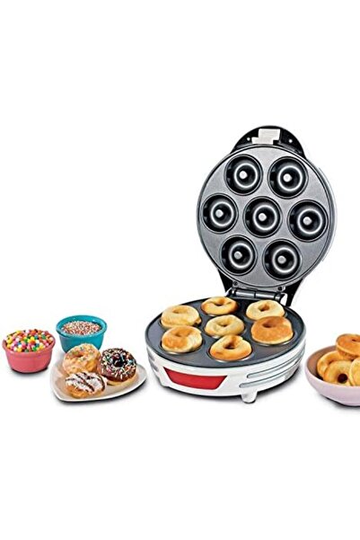 ARIETE Electric Donut Maker With Non Stick Plate, Safety Lock, 700W, 7 Donuts at a Time