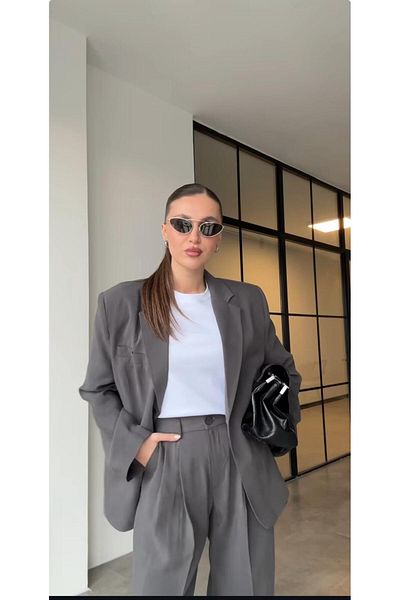 SHOP MY Team Anthracite Jacket High Waist Pants