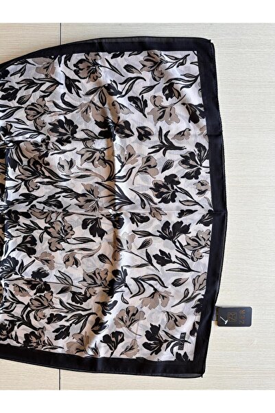 ZER Floral Motif Floral Patterned Special Design Shawl