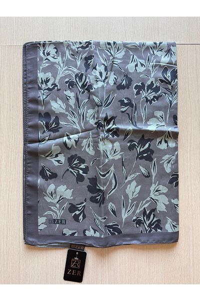 ZER Floral Motif Floral Patterned Special Design Shawl