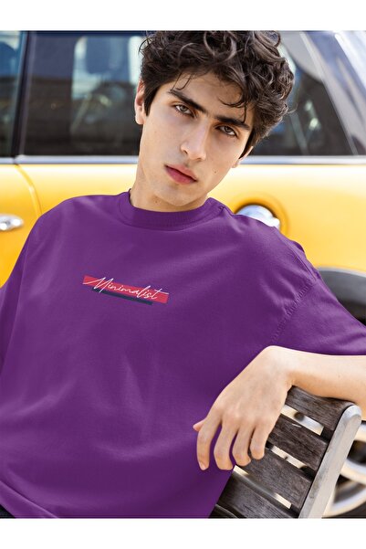 ArtYus TRIOC MINIMALIST CU IMPRIMARE TRANSFERATĂ CU Gât rotund și mânecă scur...