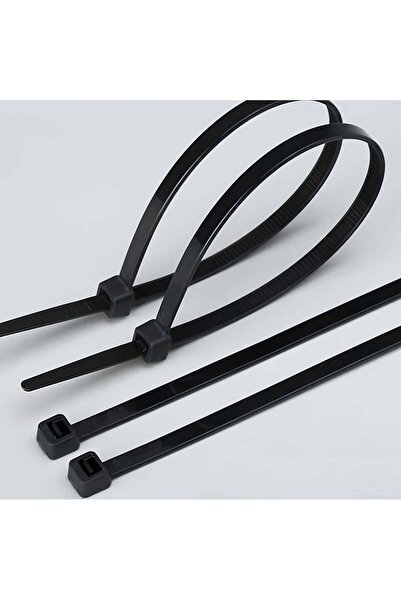 SNR Siyah Plastik Kablo Bağı Plastik Kelepçe 2,5MMX20Cm 100