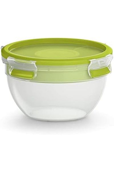 TEFAL Masterseal Food Keeper 1 Litre Salad Box Food Container, Green, Plastic