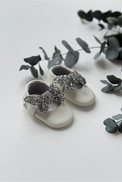 zeely Kız Bebek Deri Makosen