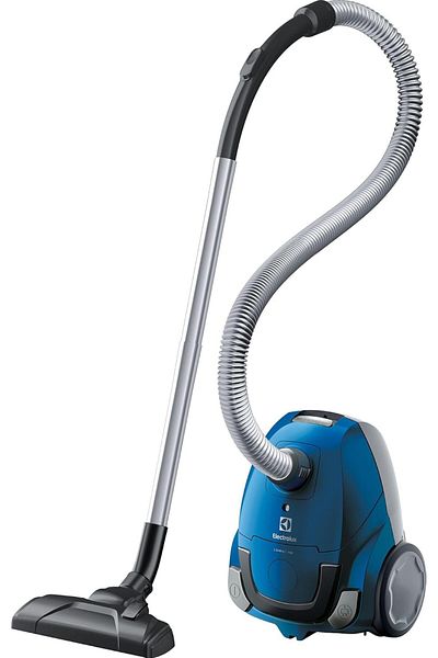 Electrolux Compact Go Bagged Canister Vacuum Cleaner, Soft Wheels, 2 Dust Bags With Full Indicator