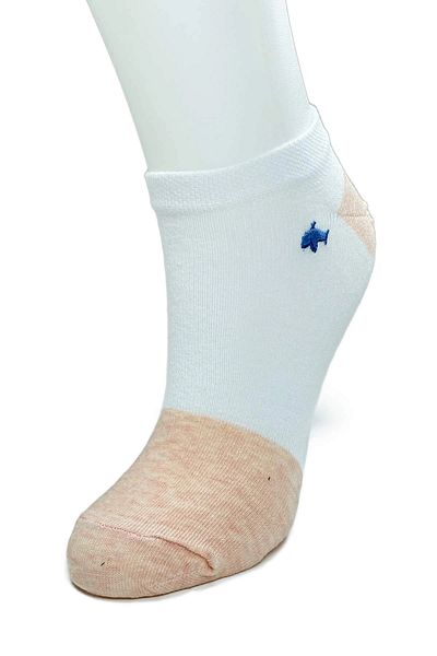 PRATİKOBA 4 Pairs Women's Cotton Miniature Printed Modern Soft Ankle Socks