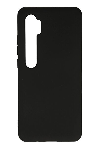 CepteToptan Myt09 Xiaomi Mi Note 10 Lite Case Nano Inside Velvet Silicone - Black