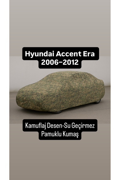 içel çadır خيمة سيارة مصنوعة خصيصًا لسيارة Hyundai Accent Era 2006-2012 مقاوم...