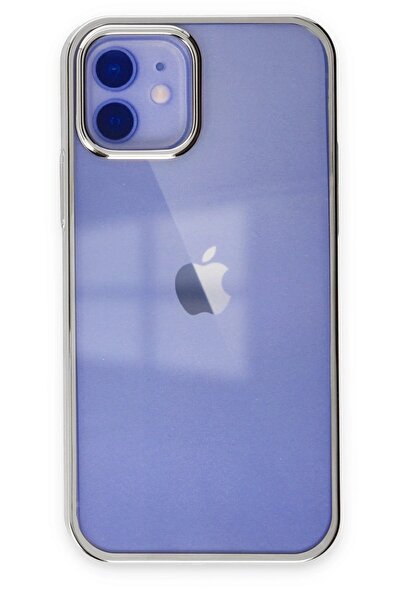 CepteToptan Myt09 iPhone 12 Case Element Silicone - Silver