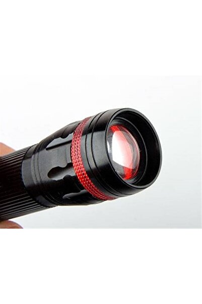 Biyomak ® Yeni Ürün Power Ledli Zoomlu 2 Km Menzilli Alüminyum El Feneri