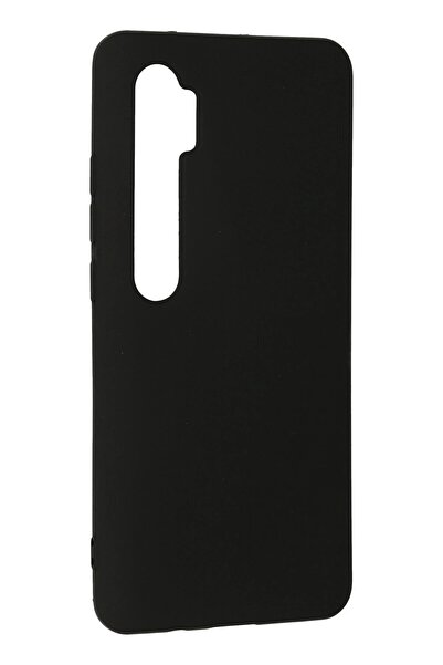 CepteToptan Myt09 Xiaomi Mi Note 10 Lite Case Nano Inside Velvet Silicone - Black