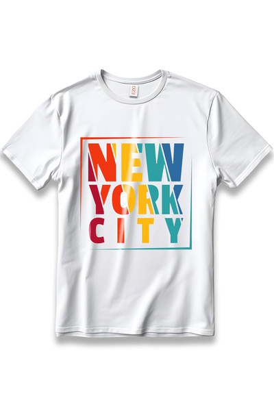 EZG Business Μπλουζάκι με στάμπα New York City, 100% βαμβακερό, με χοντρό ύφα...