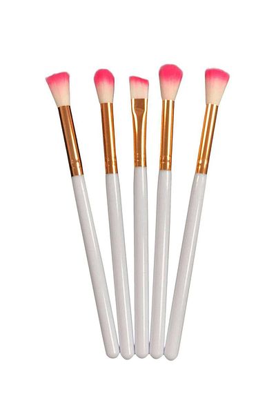 PRATİKOBA Professional 5-Piece Makeup Brush Set White