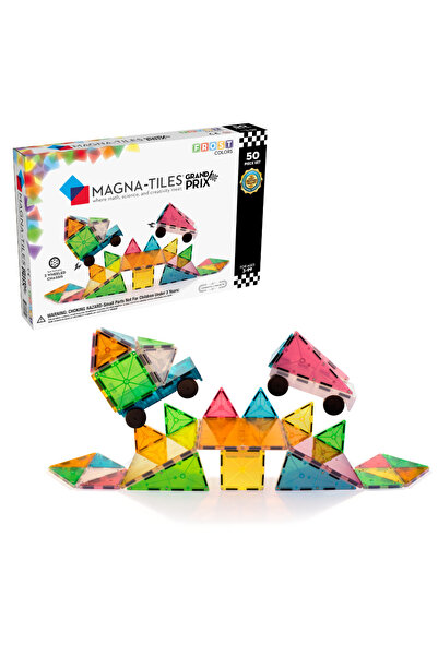 Magna Tiles ماجنا-تايلز ®   - مكعبات مغناطيسية جراند بري - 50 قطعة