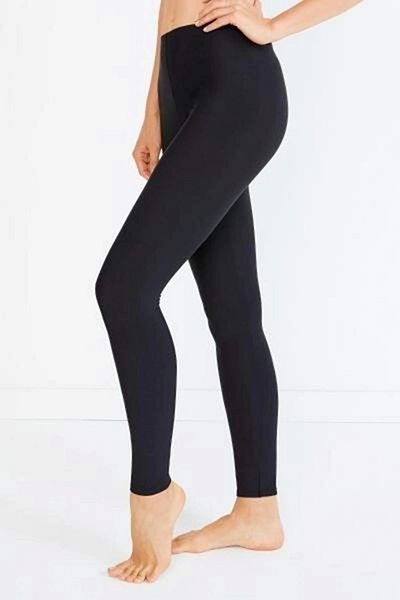 PRATİKOBA Women's Cotton Thermal Pajamas Leggings Underwear Black