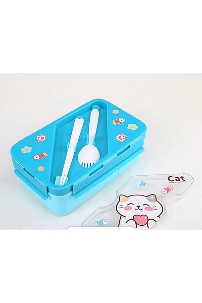 Generic Lunch box with spoon and chopsticks