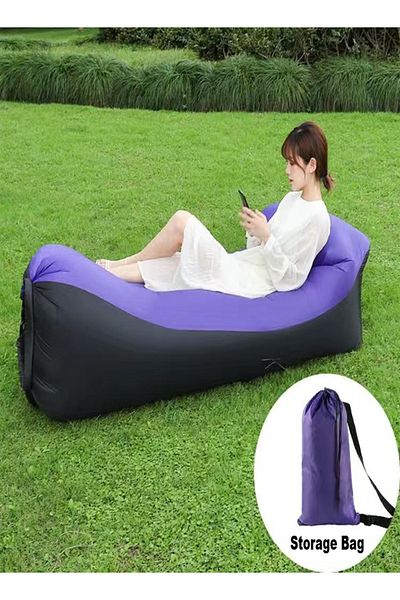 Raffine Modern Waterproof Inflatable Outdoor Portable Camping Living Room Sofa Cushion Bed Lounge Chair 180x