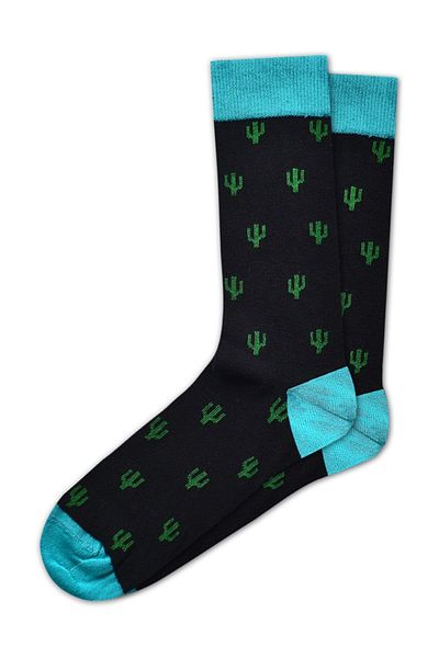 bazaar-turkey all you need Patterned Men's Socks Navy Blue 0312
