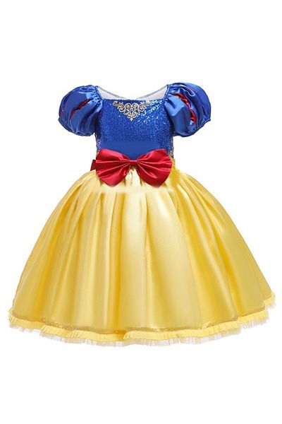 Raffine Disney Classic Princess Dress up Cosplay Costume for Girls Kids Costumes Children Party Birthday Fan