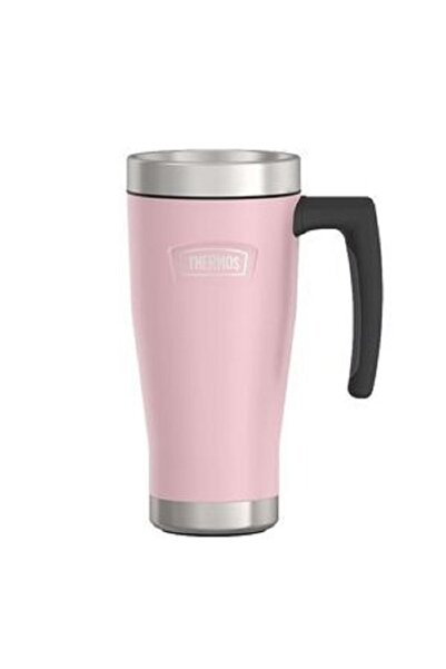 Thermos كوب سفر معزول بالفراغ من الفولاذ المقاوم للصدأ من سلسلة Icon - لون ور...