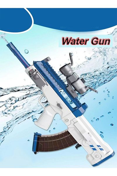 Raffine Electric Suction High Pressure Water Gun Blaster Flashlight Infrared High Speed Bursts for Pool Beac