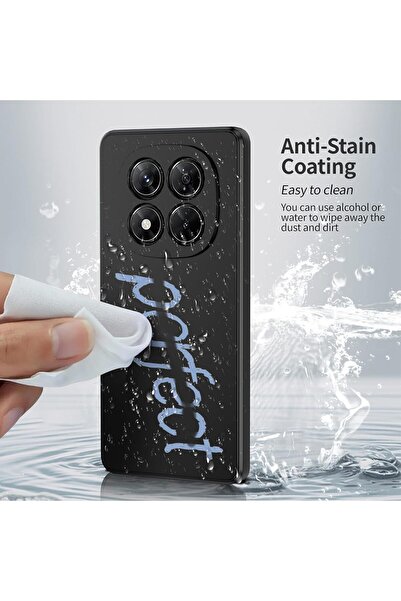 Fibaks Case for Xiaomi Redmi Note 14 Pro Case Velvet Launch Soft Soft Liquid Silicone Camera Protection Cover