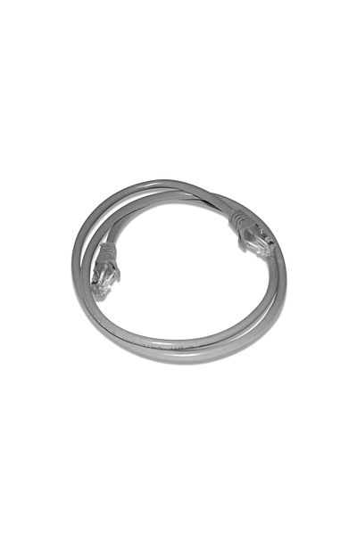 Inca Icat6-0,50g 0,50mt 24awg Cat6 Utp كابل التصحيح رمادي