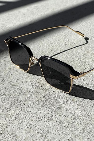 Roger Bacon Men's Sunglasses Titanium Frame Uv400 Protection