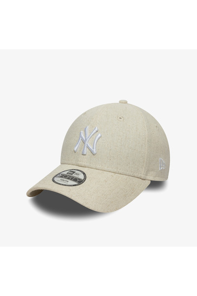 NEW ERA قبعة MLB League Essentials New York Yankees للأطفال باللون البيج